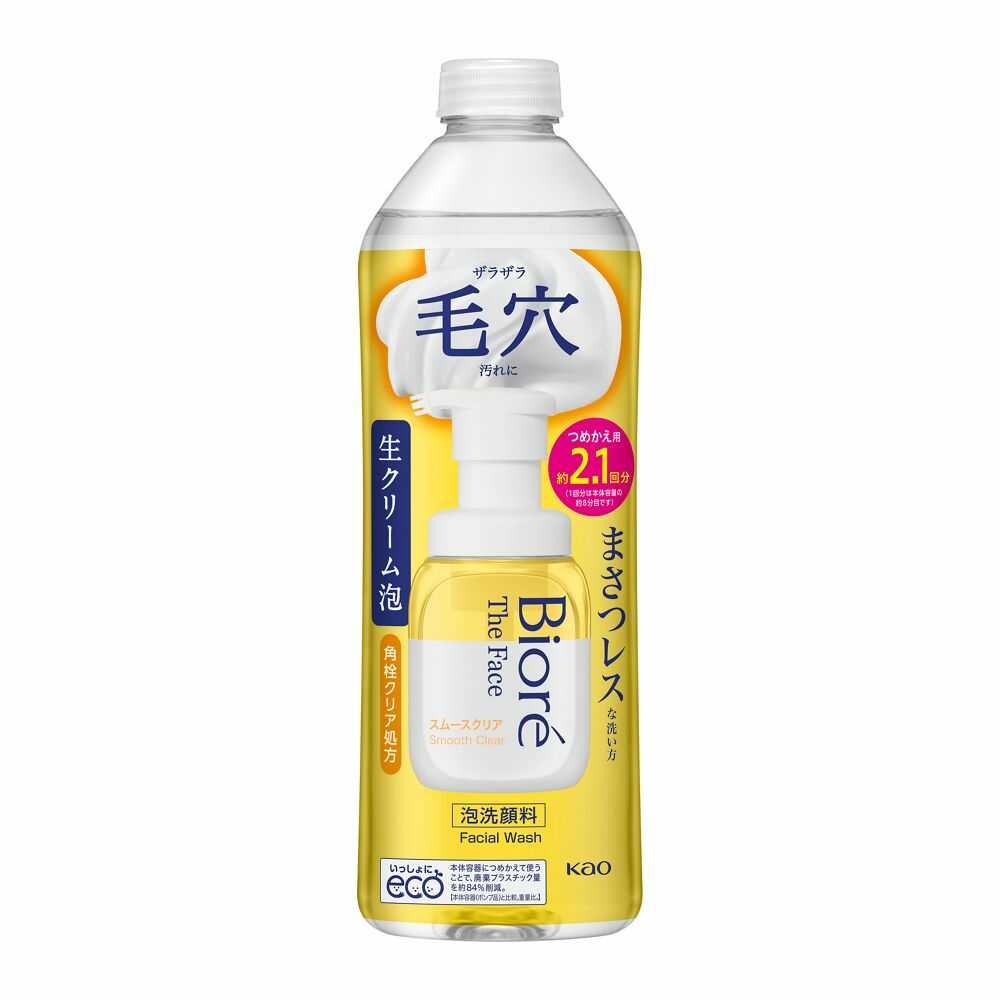 Kao Biore The Face Foam Cleanser Smooth Clear Refill 340ml