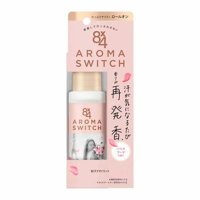 Kao 8x4 Aroma Switch Deodorant Roll-On Paris Bouquet Scent 65ml