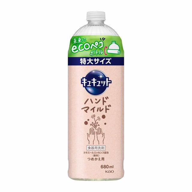 Kao Kyukyutto Hand Mild Chamomile Scent Refill 680ml