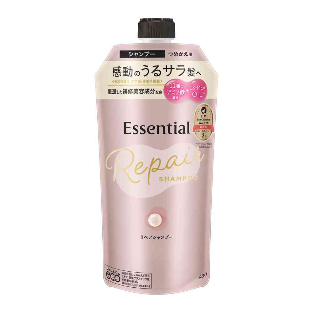 Kao Essential Repair Shampoo Refill 340ml