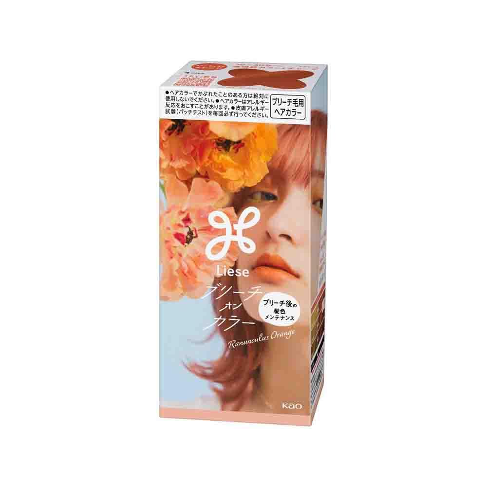 Kao Liese Bleach On Color Ranunculus Orange 108ml (Quasi-Drug)