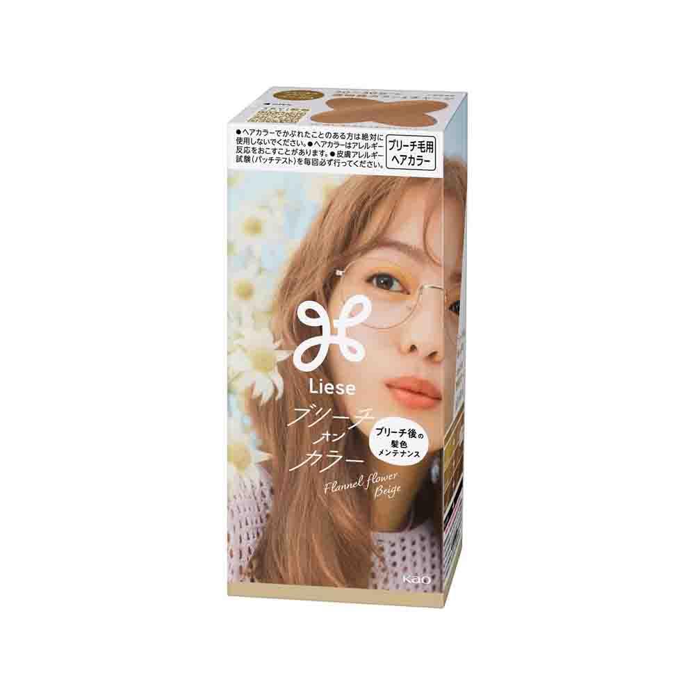 Kao Liese Bleach On Color Flannel Flower Beige 108ml (Quasi-Drug)