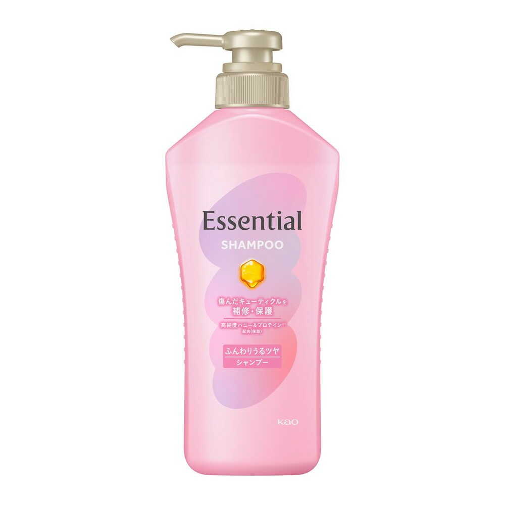 Kao Essential Soft and Moist Shampoo Pump 450ml