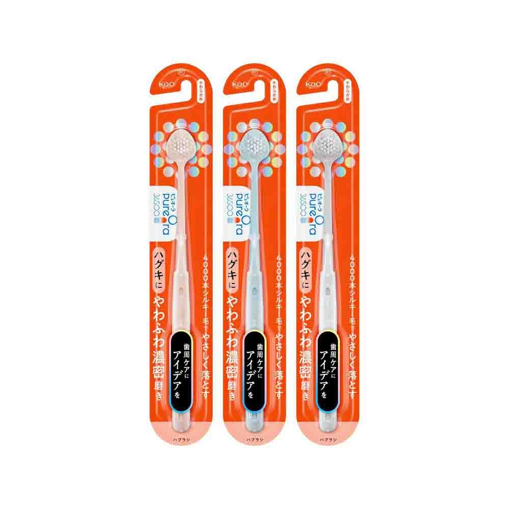 Puyora 36500 Toothbrush (Soft and Dense Cleaning) - 1 Piece (Color Not Selectable)