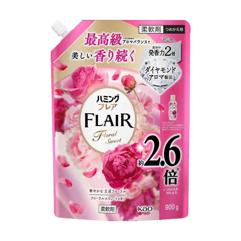 Kao Humming Flair Floral Sweet Spout Pouch 900g