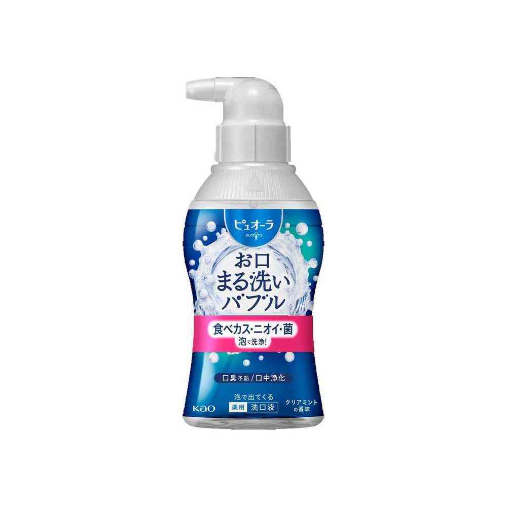 Kao Piyoura Foam Mouthwash Clear Mint 180ml