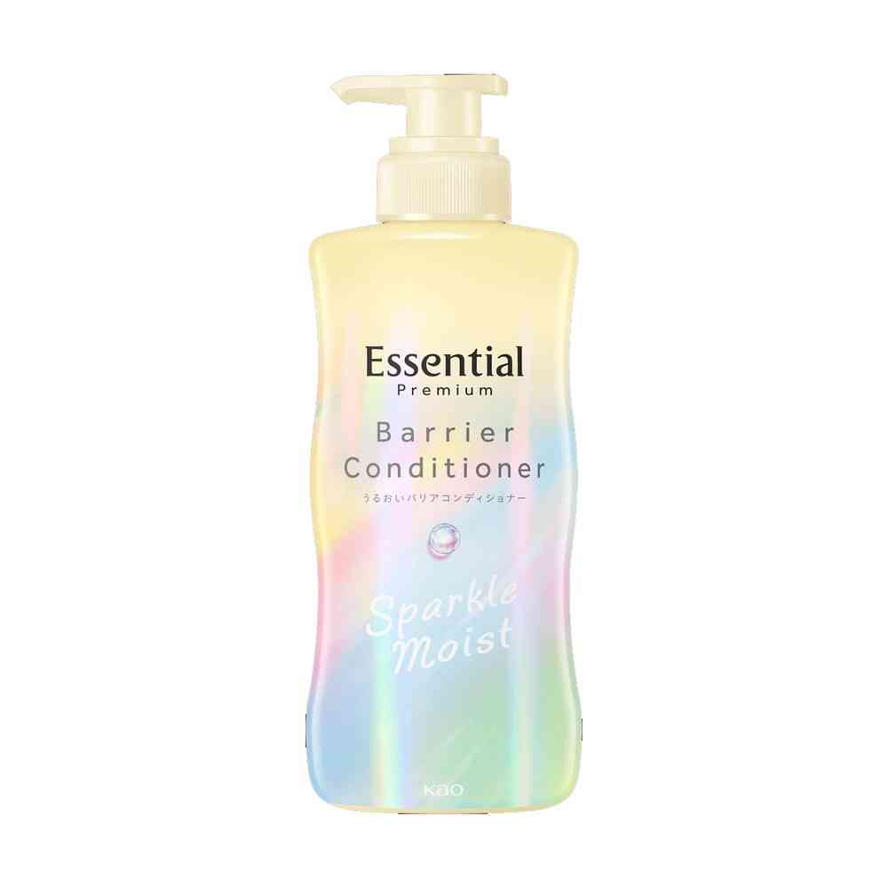 Kao Essential Premium Moisture Barrier Conditioner Sparkle Moist Pump 430ml