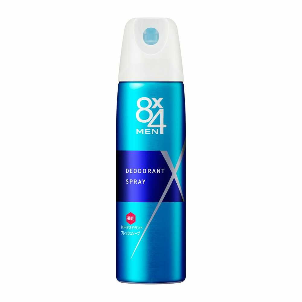 Kao 8x4 Men Deodorant Spray Fresh Soap 150g