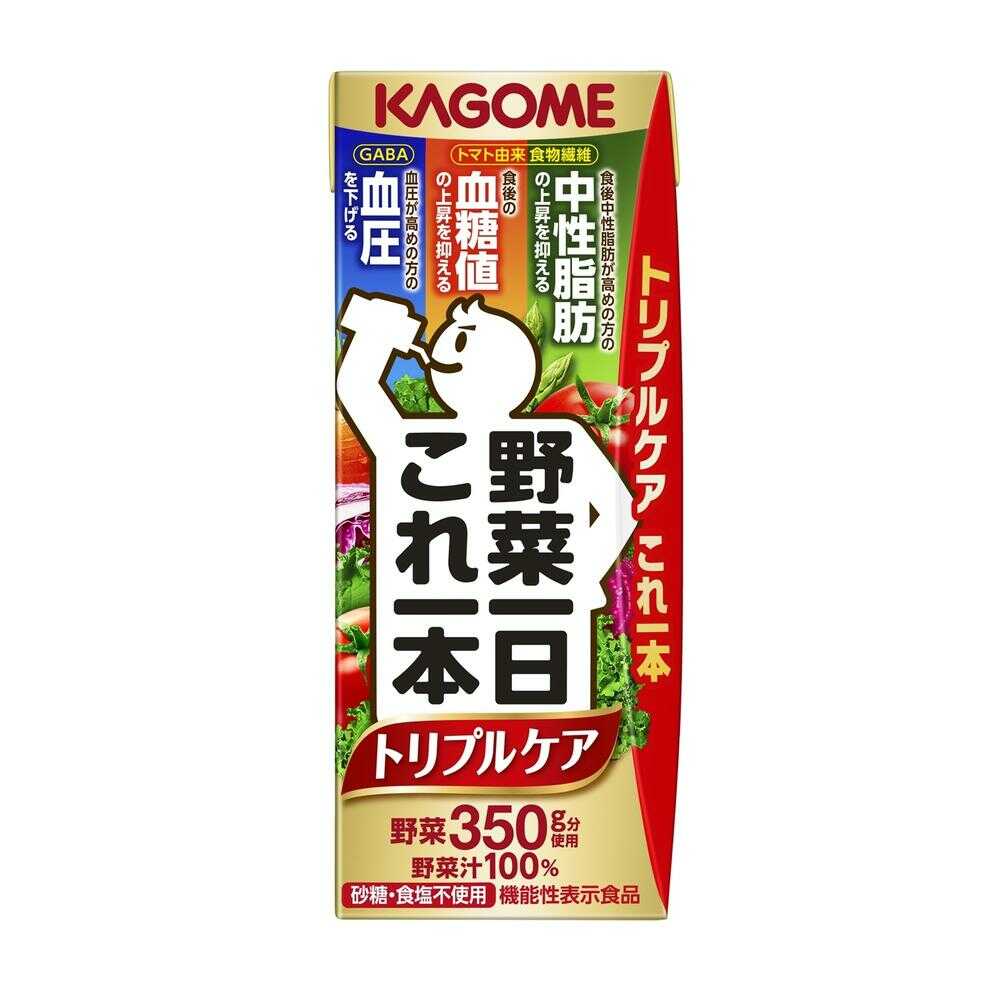 Kagome Vegetable One Day This is One Triple Care 200ml