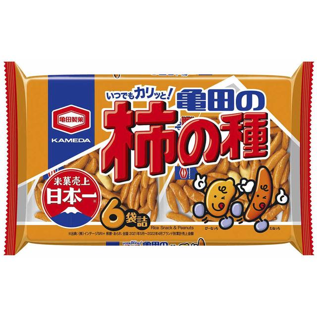 Kameda Seika Kameda's Kaki no Tane 6 Pack 180g