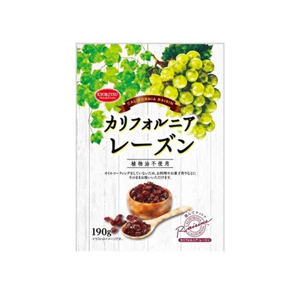 Kyoritsu California Raisins No Oil 190g