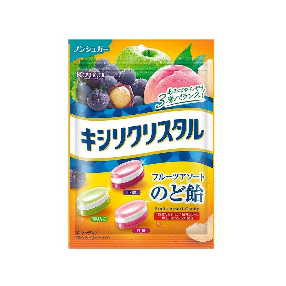 Kasugai Xylitol Crystal Fruit Assorted Candy 67g