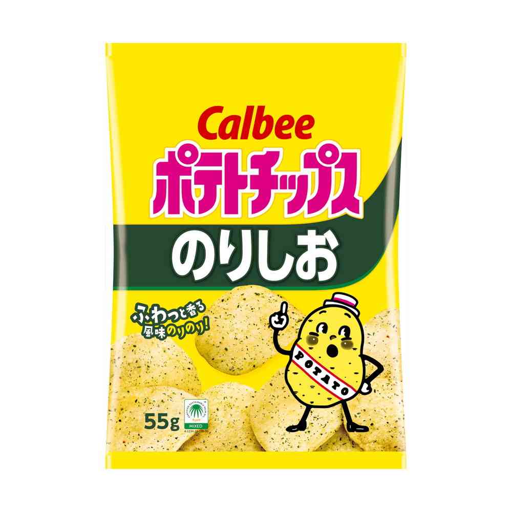 Calbee Potato Chips Nori Salt 55g