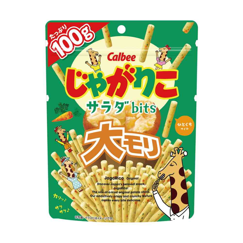 Calbee Jagariko Salad Bits Large Pack 100g
