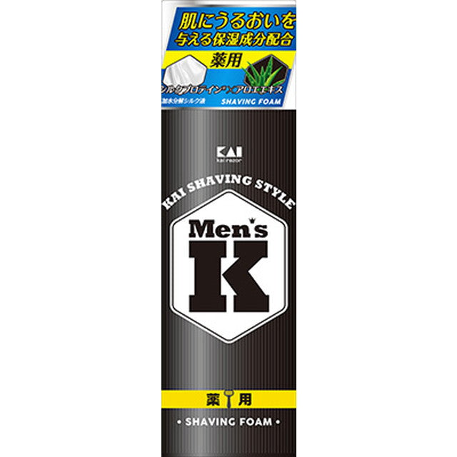 Men's K Shaving Foam with Silk Protein