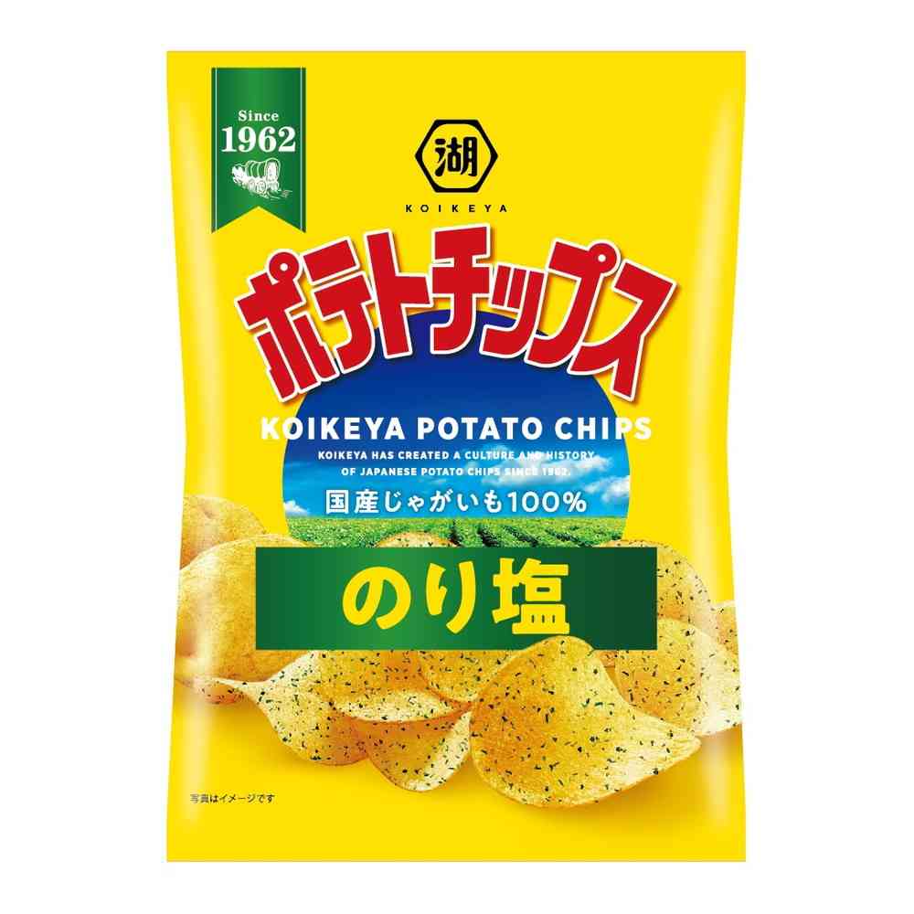 Koikeya Potato Chips Seaweed Salt 55g