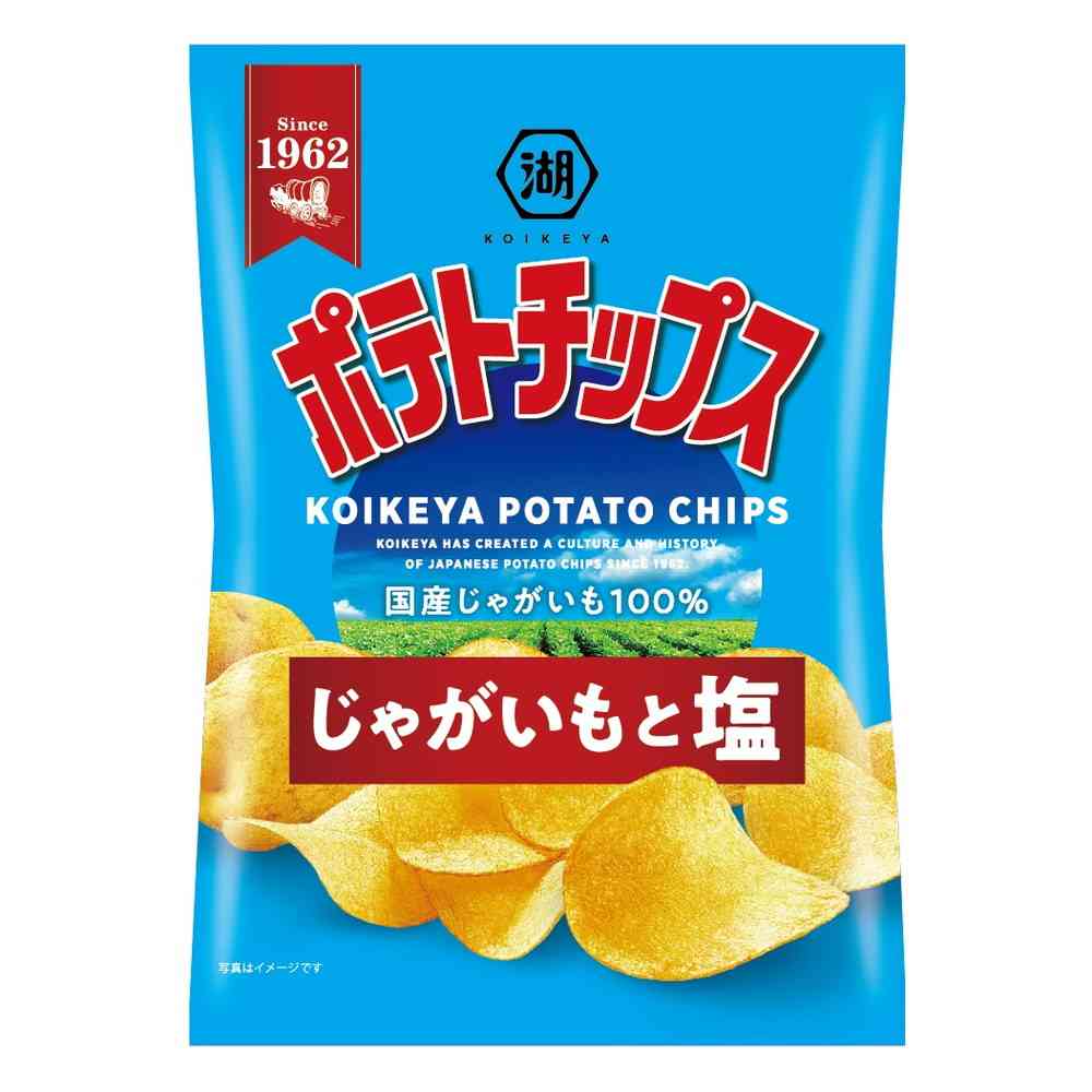 Koikeya Potato Chips Potato and Salt 55g