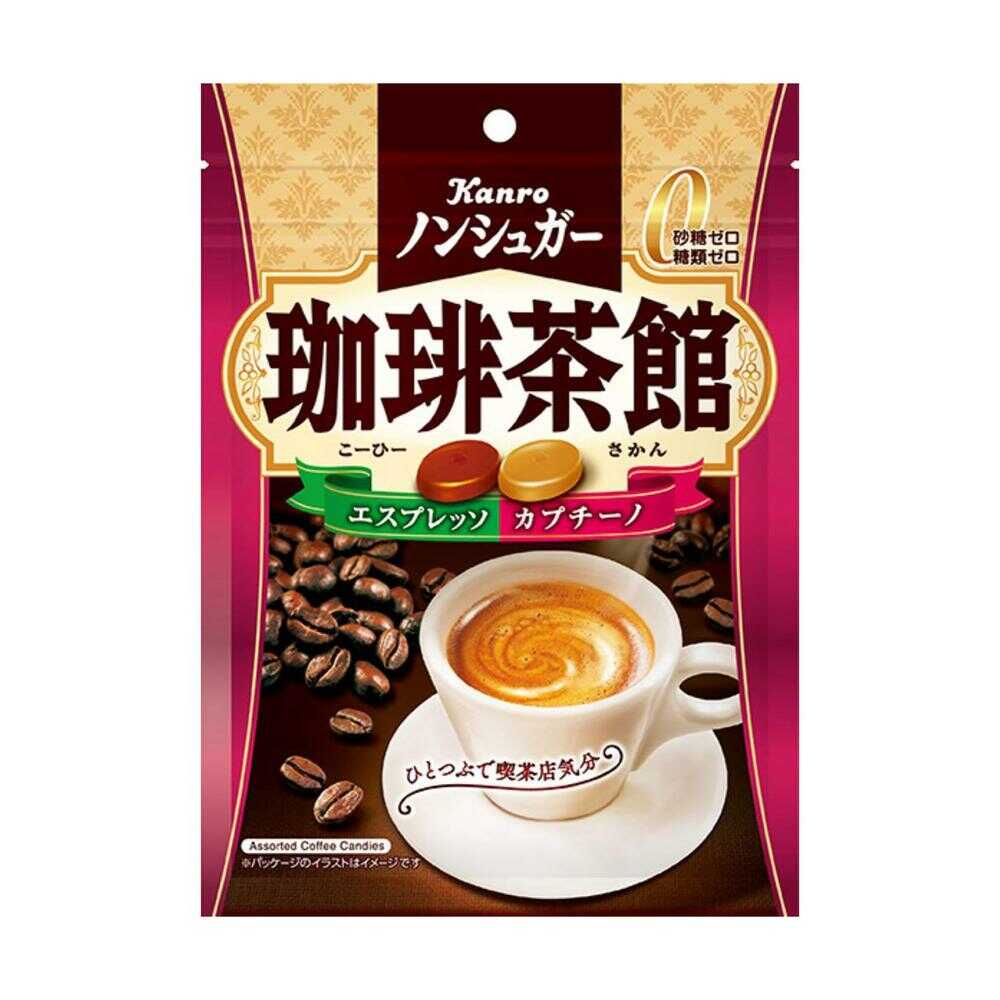 Kanro Sugar-Free Coffee Tea House 72g