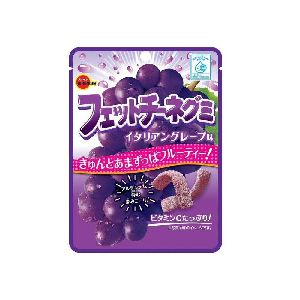 Bourbon Fettuccine Gummies Italian Grape Flavor 50g