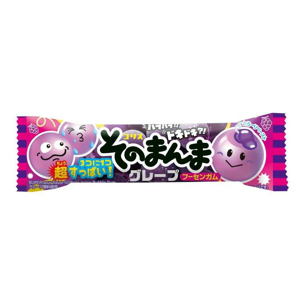 Coris Grape Bubble Gum 3 Pieces