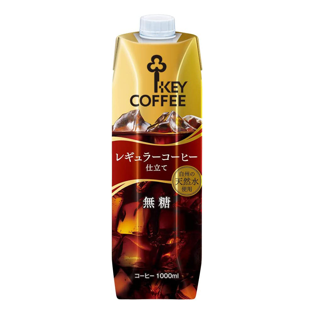 Key Coffee Liquid Coffee Natural Water Unsweetened 1000ml