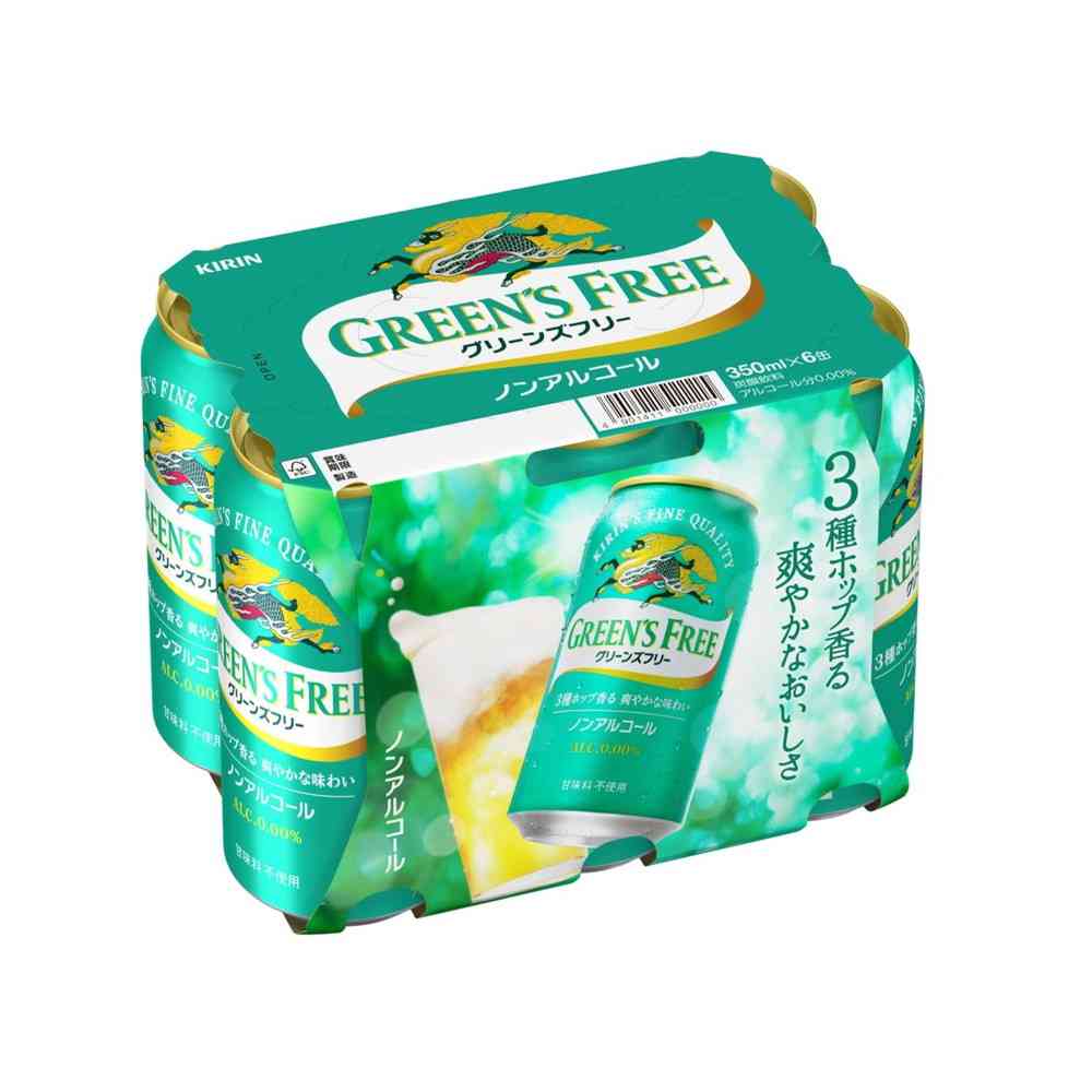 Kirin Greens Free 350ml x 6 Cans