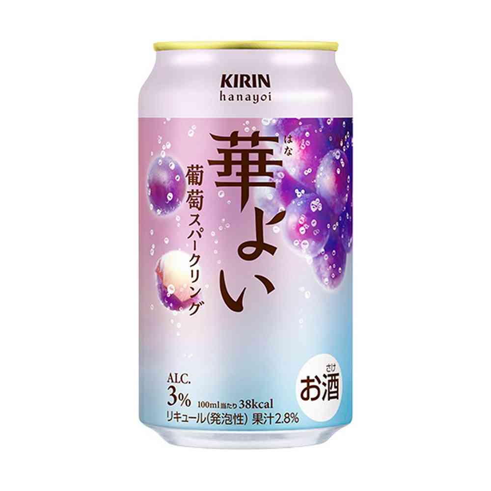 Kirin Hanayoi Grape Sparkling 350ml