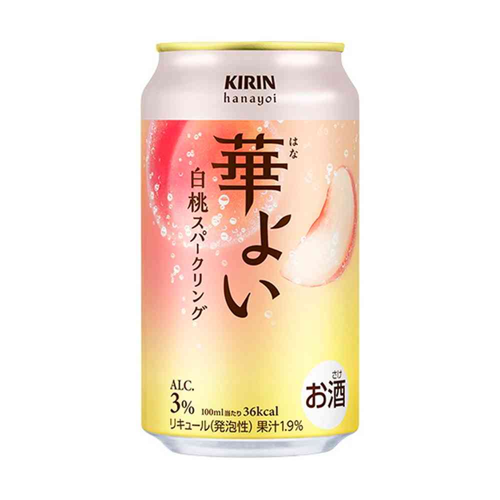 Kirin Hanayoi White Peach Sparkling 350ml