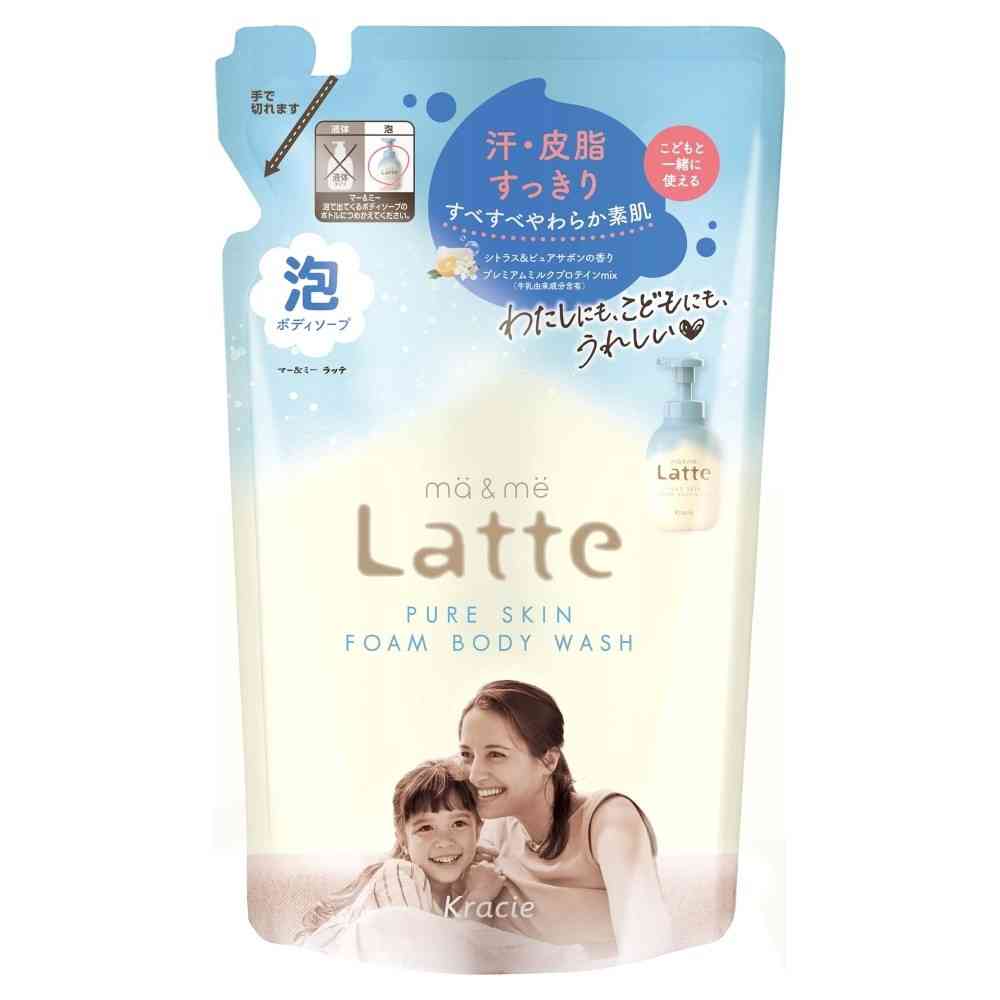 Kracie Ma & Me Pure Skin Foaming Body Soap Refill 420mL