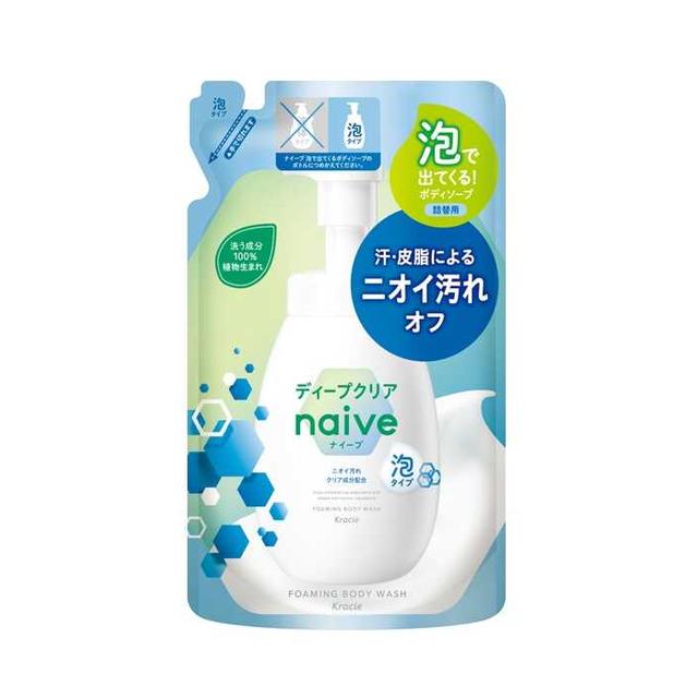 Naive Deep Clear Foaming Body Soap Refill