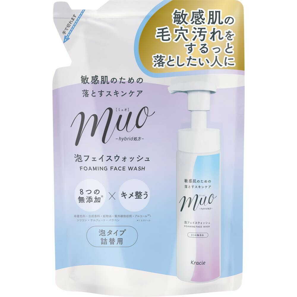Kracie Home Products muo Foaming Facial Wash Refill 180ml