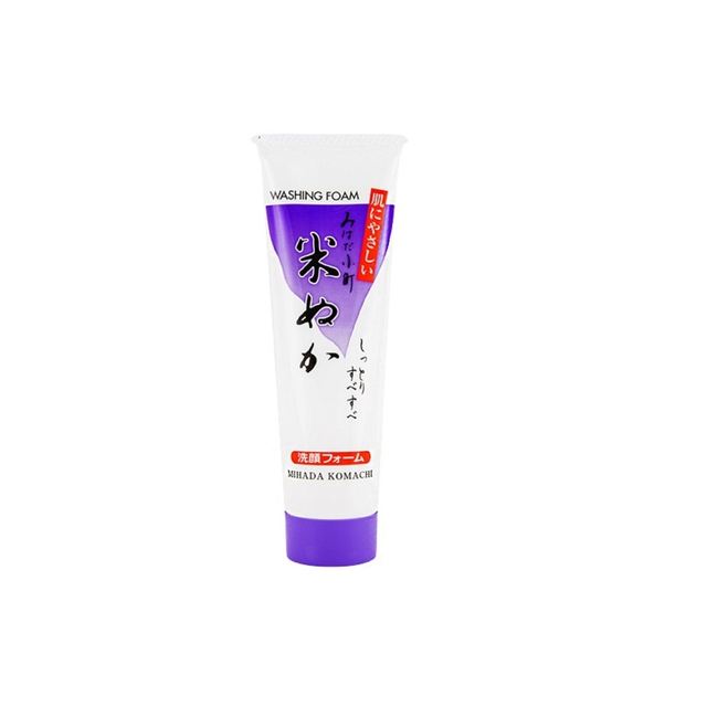 Kurobara Honpo Mihada Komachi Rice Bran Facial Foam 120g