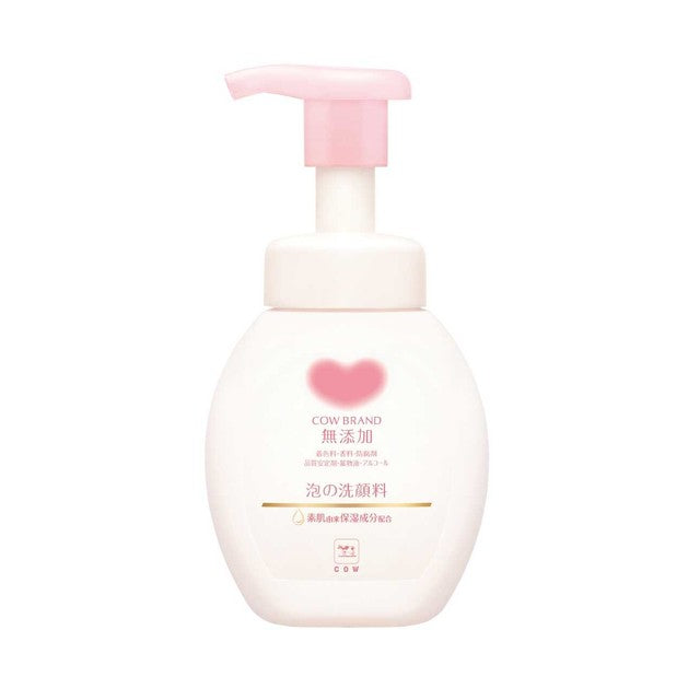 Milk Soap Cow Brand Additive-Free Foaming Facial Cleanser with Pump