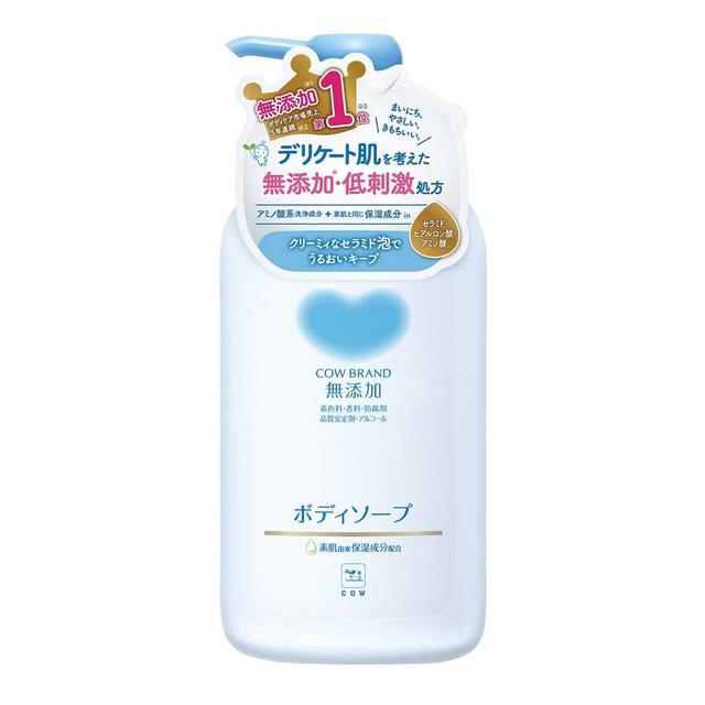 Cow Brand Additive-Free Body Soap with Pump 500ml