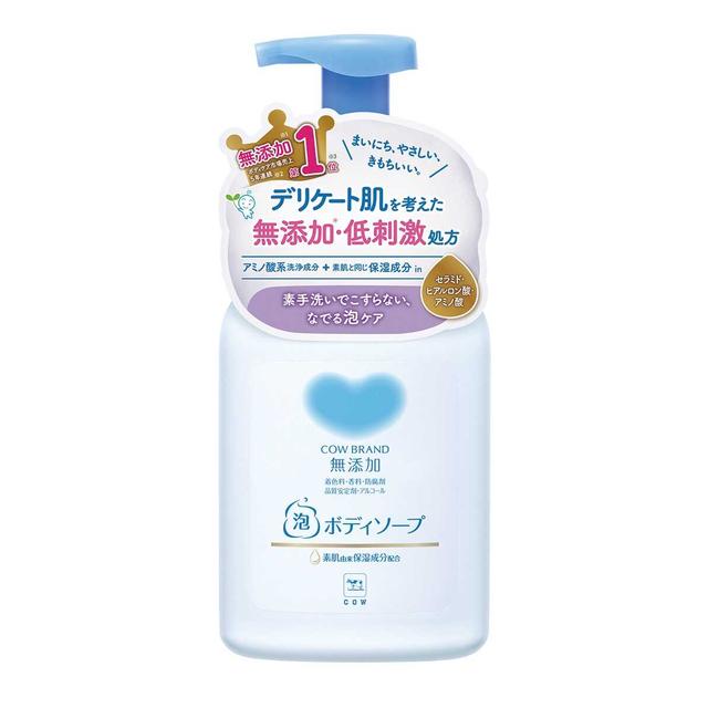Cow Brand Additive-Free Foaming Body Soap with Pump 500ml