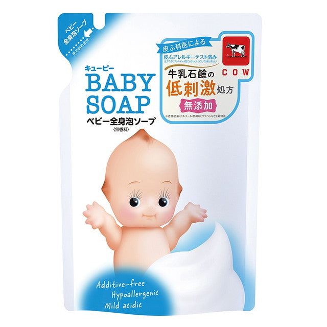Milk Soap QP Whole Body Baby Soap Foam Type Refill 350ml