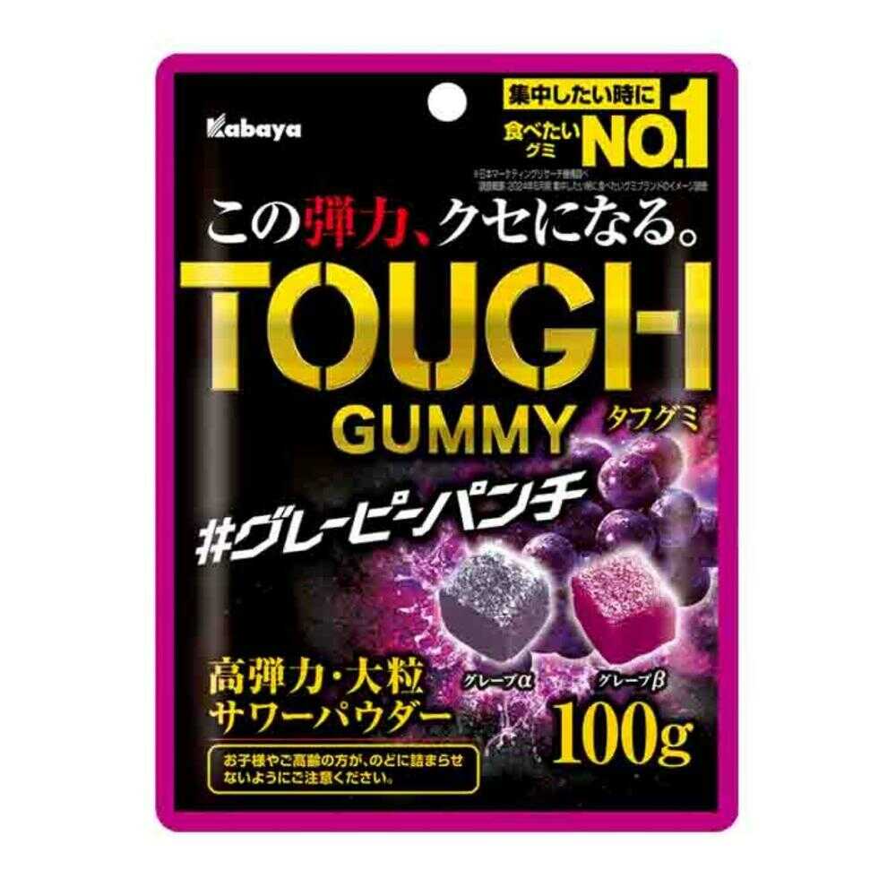 Kabaya Tough Gummies Grape Punch 100g