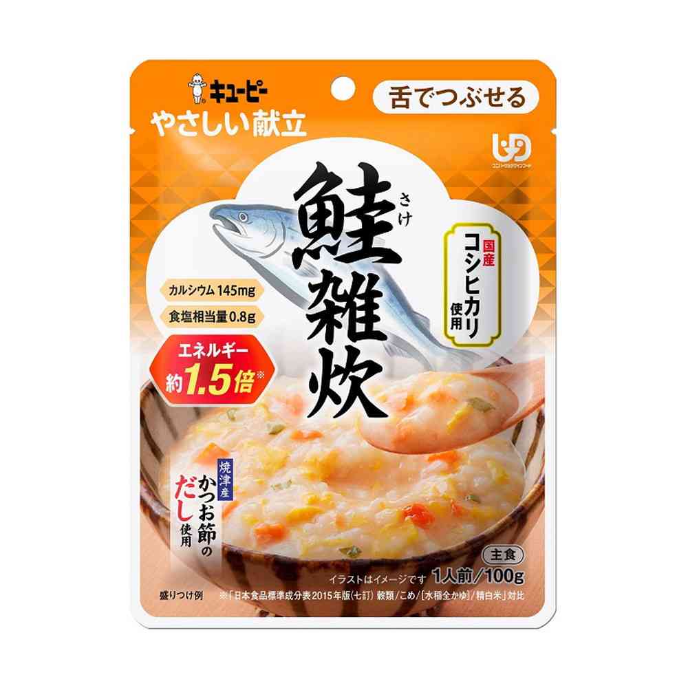 Kewpie Gentle Menu Salmon Rice Porridge [Can be mashed with tongue] 100g