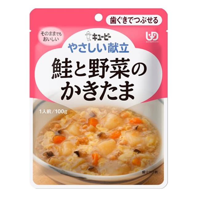 Kewpie Gentle Menu Y2-11 Salmon and Vegetable Tamago - 100g