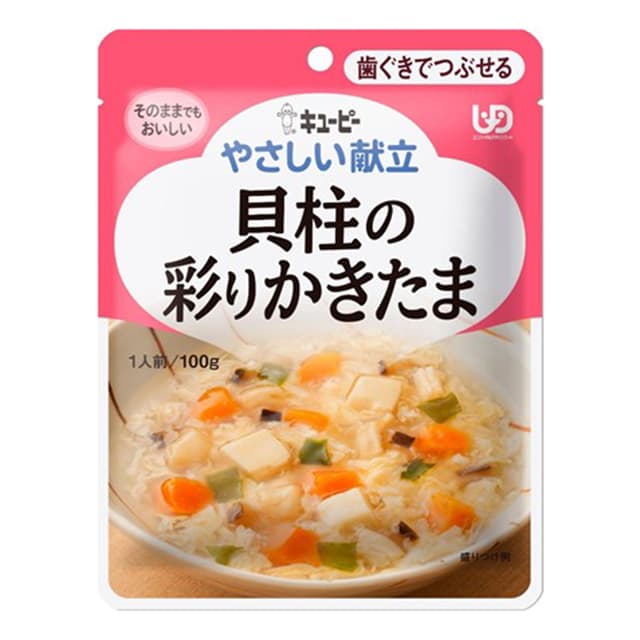 Kewpie Gentle Menu Scallop and Egg Soup [Easily Mashable] 100g