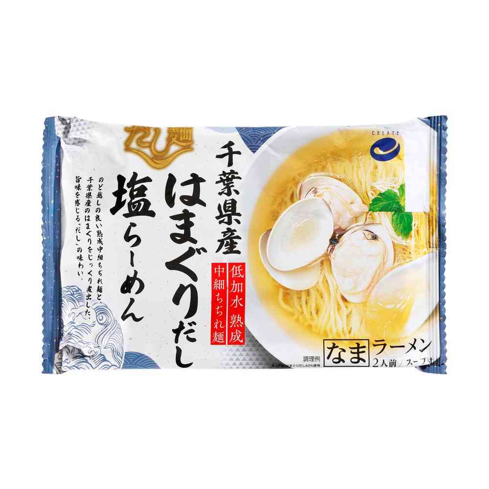 Create Dashi Noodles Chiba Prefecture Clam Dashi Salt Ramen 316g