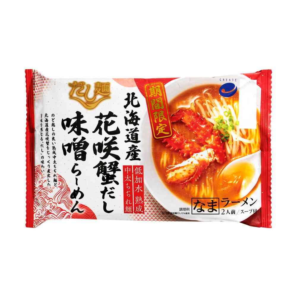 Create Dashi Noodles Hokkaido Crab Dashi Miso Ramen 294g
