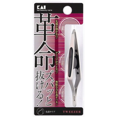 Kai Industries Catcher Tweezers (Slanted Tip) (1 piece)