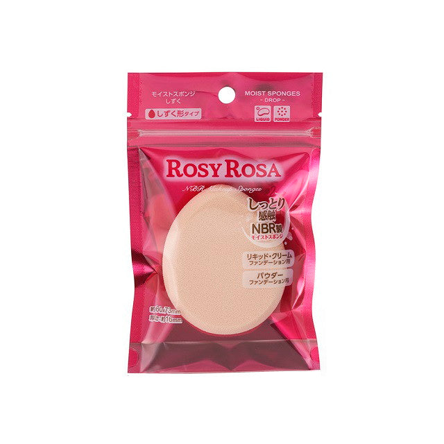 Rosy Rosa Moist Sponge Drop Shape 1 Piece
