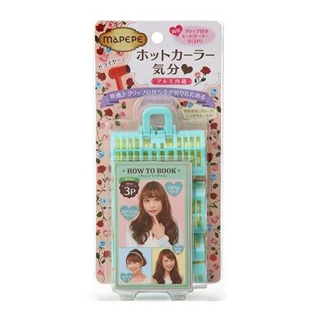 Mapepe Clip-On Heat Curlers S 3P - Light Blue x Yellow