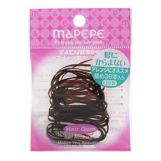 MaPeppe Ring Rubber Deep Brown Thin 36 Pieces