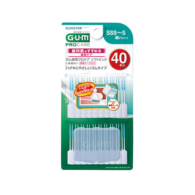 GUM Soft Picks 40 Pieces Unscented SSS