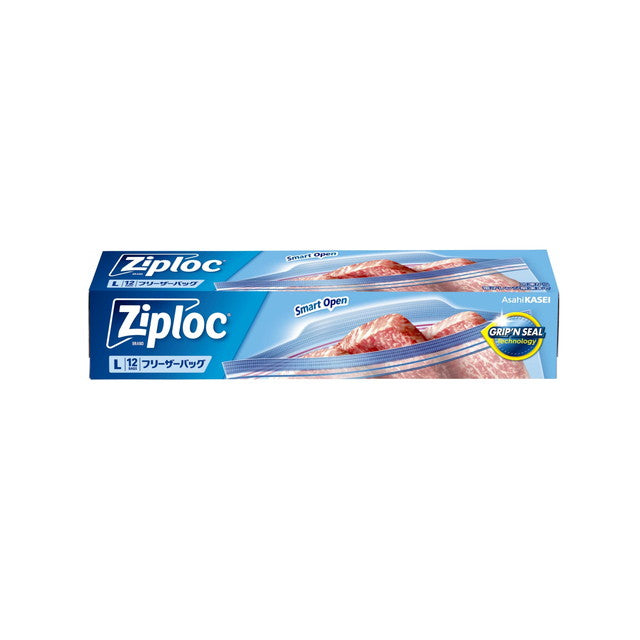 Asahi Kasei Ziploc Freezer Bags L 12 Pieces