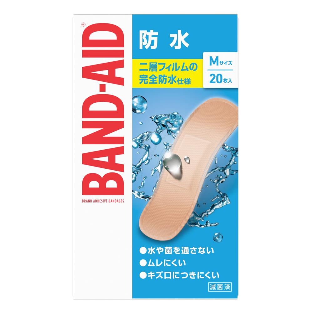 Band-Aid Waterproof M Size 20 Sheets