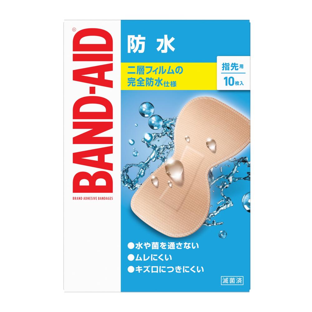 Band-Aid Waterproof Finger Bandages 10 Pieces